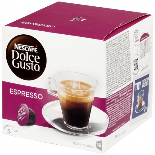 Café Dolce Gusto Espresso descafeinado - Caja de 16 cápsulas