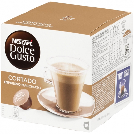 Nescafe Dolce Gusto Café con Leche Descafeinado 16 cápsulas, comprar online