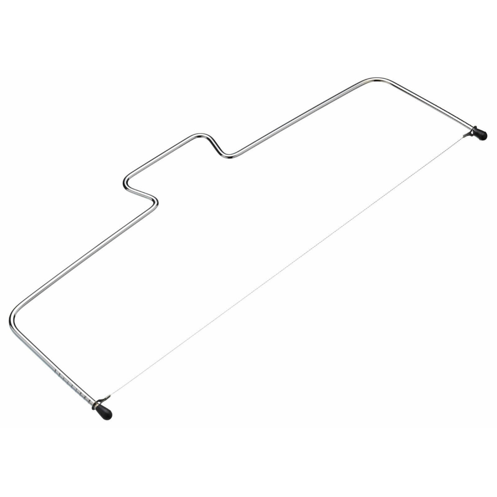 Alambre nivelador/cortador de capas para tartas Sweetly Does It de KitchenCraft, acero al carbono, 40 cm